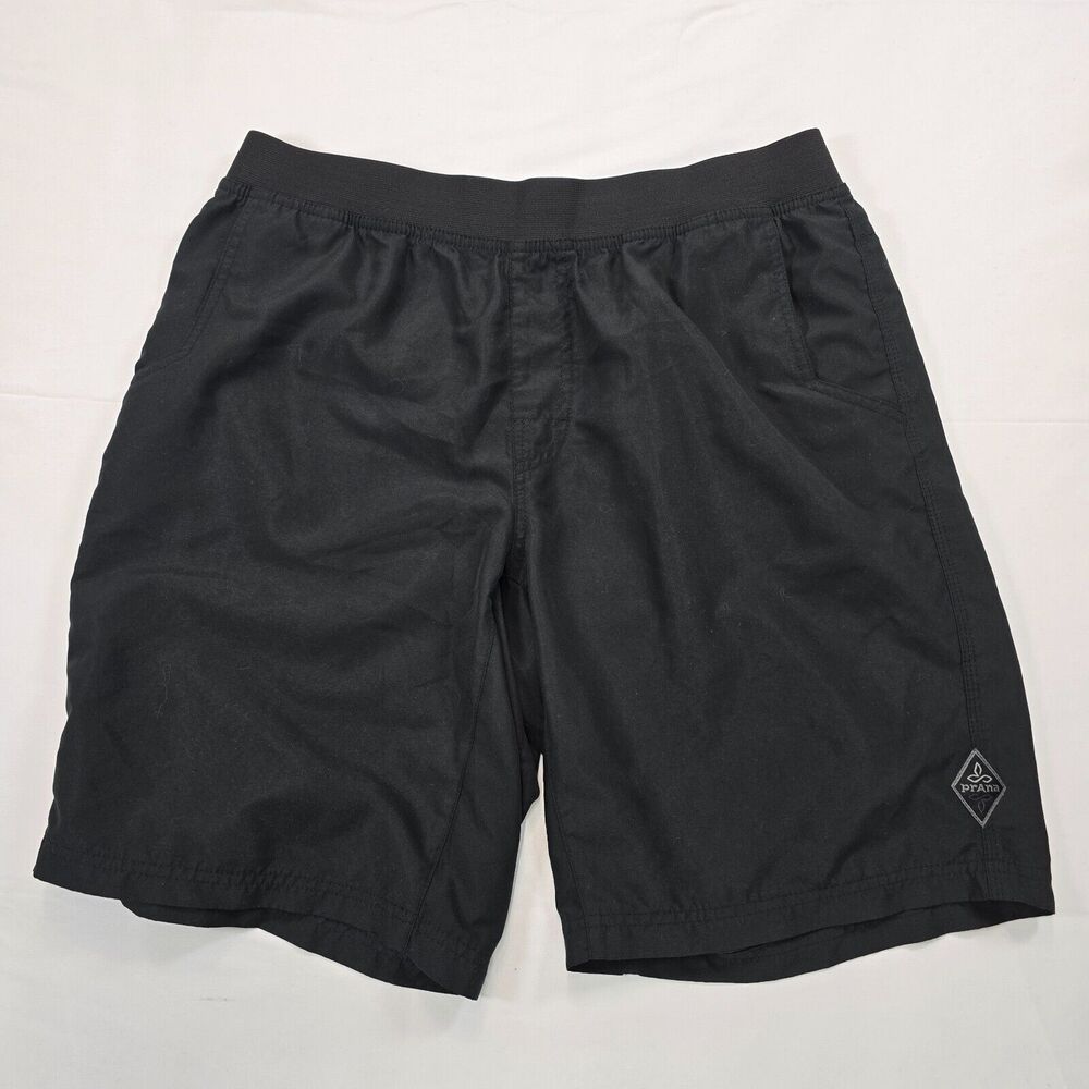 Prana Men's Black UPF 50+ Black Shorts SIze L